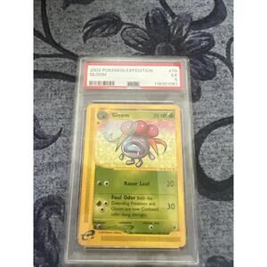 Gloom 78/165 E-Reader Series Stage 1 Pokémon Card (2002) PSA 5